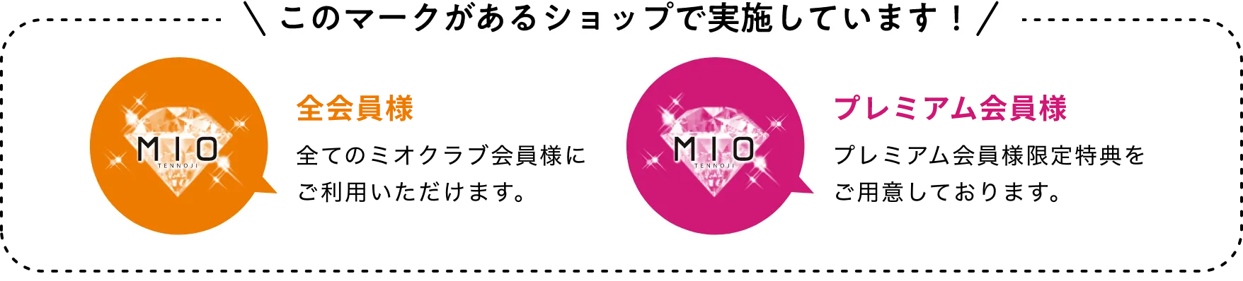 このマークがあるショップで実施しています!