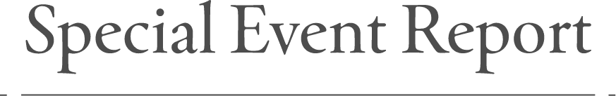 Special Event Report