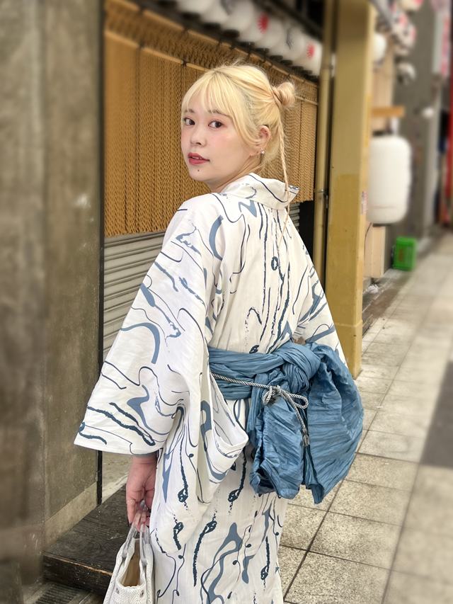 Kastane Vintage 花柄 脂っこい 浴衣 